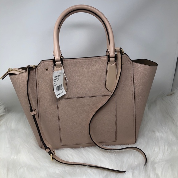 Michael Kors Leather Zip Crossbody Tote Bag - Picture 5 of 7